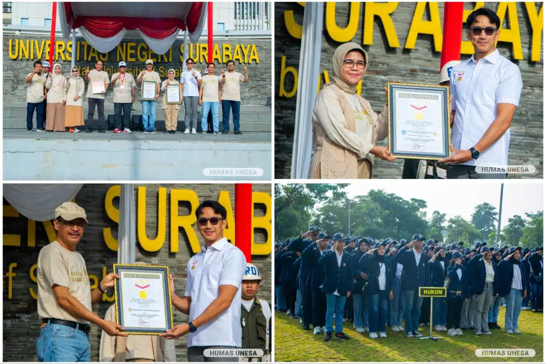 Unesa Catat Sejarah! 9.270 Karya Inovatif Mahasiswa Pecahkan Rekor MURI