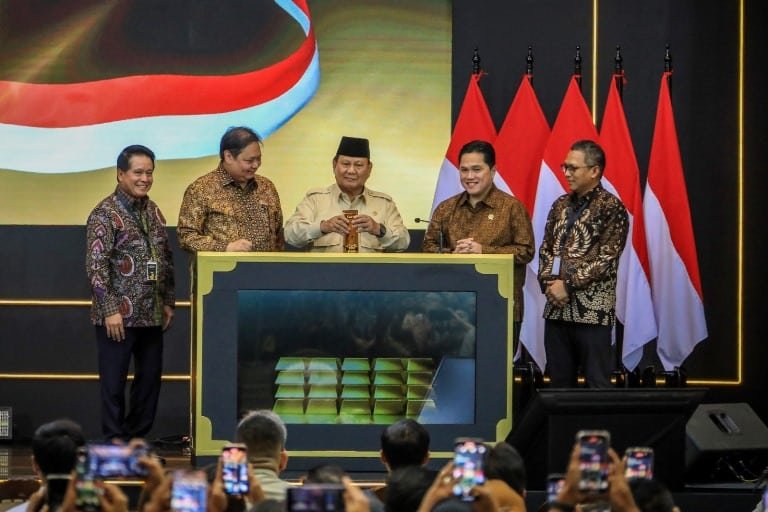 Prabowo Resmikan Bank Emas Pegadaian: Target PDB Rp245 Triliun dan 1,8 Juta Lapangan Kerja