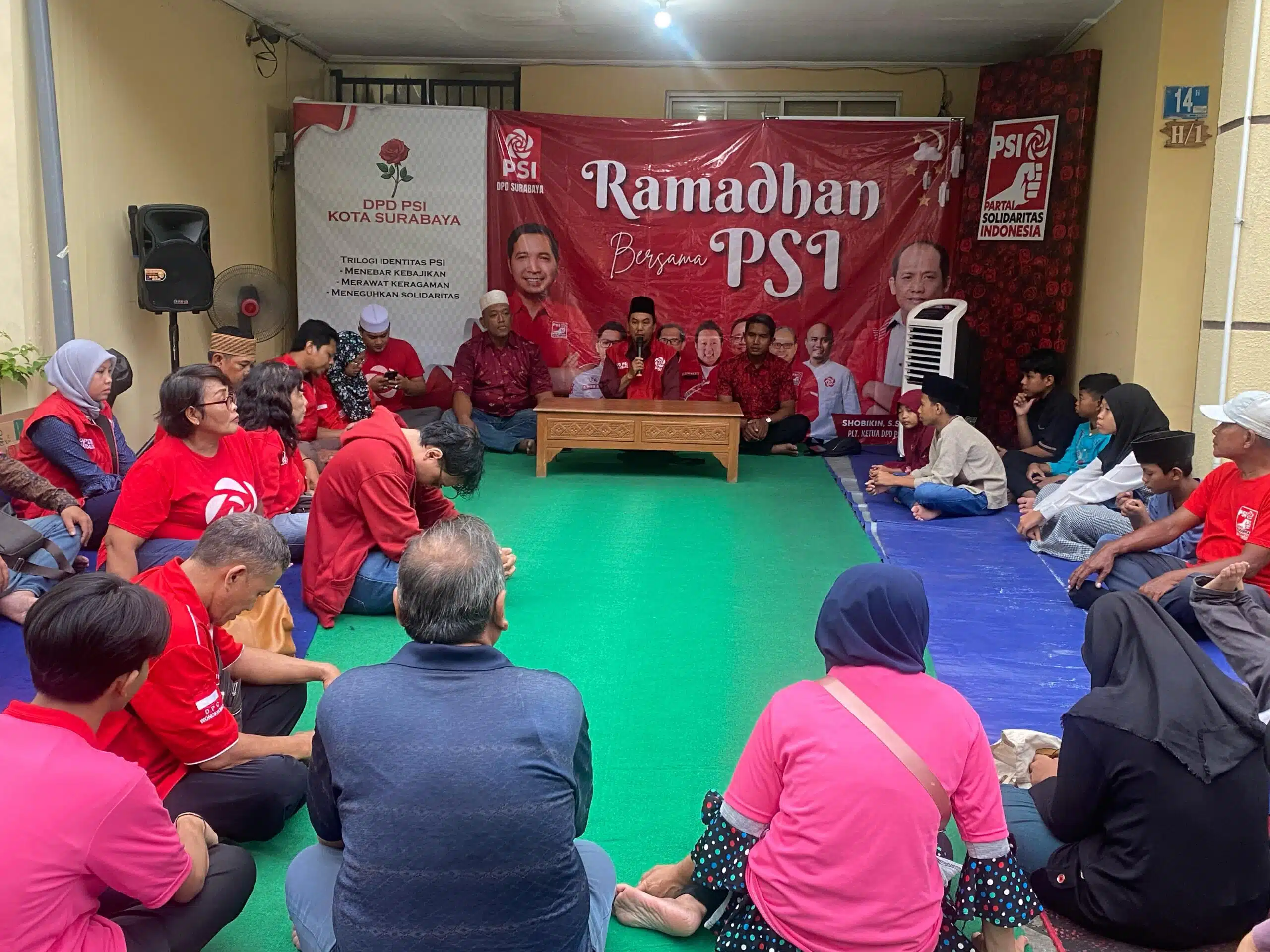 Momen Ramadhan, PSI Surabaya Gelar Bukber, Santunan Anak Yatim dan Bagikan Ratusan Takjil