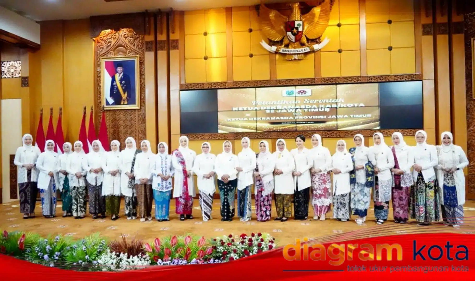Dekranasda Jawa Timur Kukuhkan 32 Ketua Kabupaten/Kota, Dorong UMKM dan Kerajinan Naik Kelas