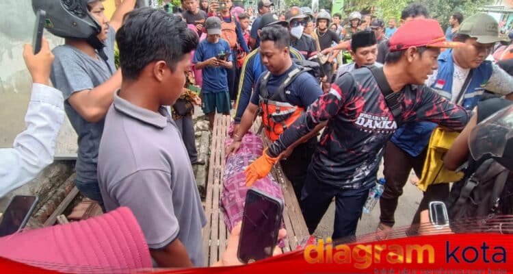 Jasad Siswa SD yang Tenggelam di Sungai Pucang Ditemukan