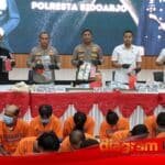 Polresta Sidoarjo Tangkap 197 Tersangka dalam Operasi Pekat Semeru 2025