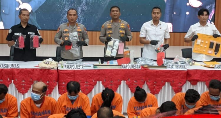 Polresta Sidoarjo Tangkap 197 Tersangka dalam Operasi Pekat Semeru 2025