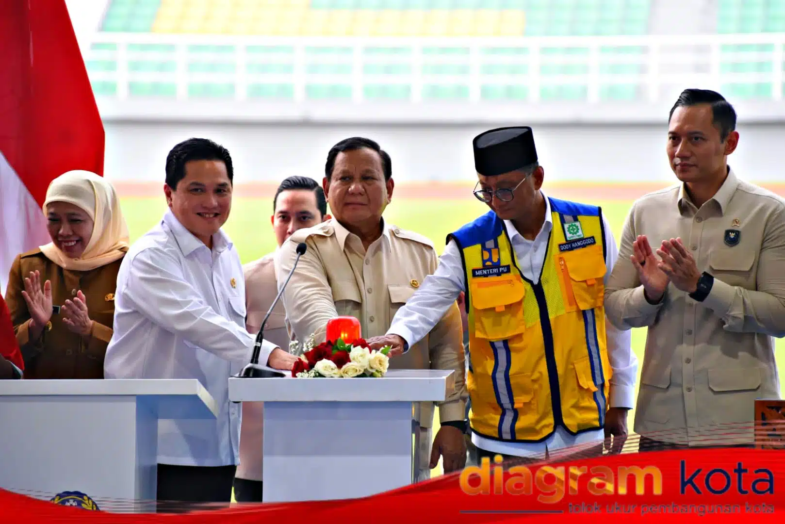Presiden Prabowo Resmikan 17 Stadion di Indonesia, Targetkan Indonesia Tembus Piala Dunia