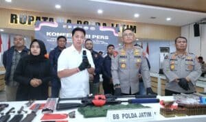 Polda Jatim Berhasil Gagalkan Penyelundupan Senjata di Bojonegoro Diduga Untuk KKB Papua