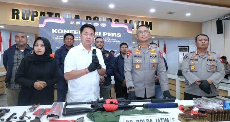 Polda Jatim Berhasil Gagalkan Penyelundupan Senjata di Bojonegoro Diduga Untuk KKB Papua