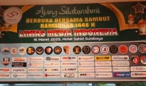 Jalin Silaturahmi, Lintas Media Indonesia Gelar Buka Puasa Bersama Jurnalis di Hotel Sahid Surabaya