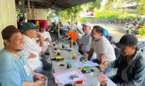 Sambang Warkop,Arif Fathoni Diwaduli BUMK Gunung Anyar Soal Penggusuran
