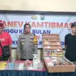 Polsek Krian ringkus peredaran rokok ilegal