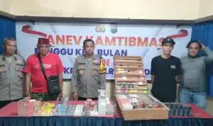 Polsek Krian ringkus peredaran rokok ilegal