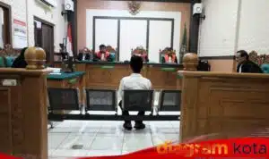 Kurir Narkoba Jaringan Internasional Dituntut Seumur Hidup di PN Sidoarjo