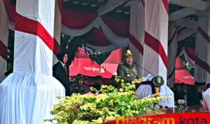 Gubernur Jatim Pimpin Apel Kesiapsiagaan Nasional di alun alun Sidoarjo.