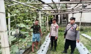Polisi Patroli P2B Dukung Program Ketahanan Pangan