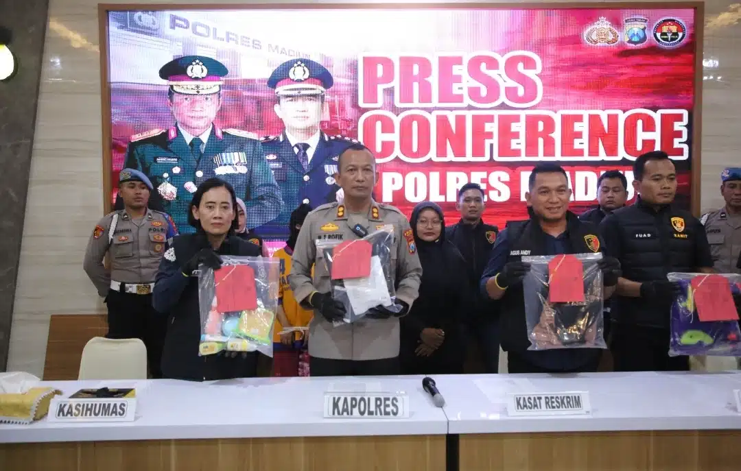 Polres Madiun Amankan Pasangan Kekasih Diduga Pembuang Bayi di Pilangkenceng