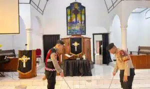 Patroli Dialogis dan Bakti Religi di Gereja, Polres Situbondo Beri Rasa Aman Jelang Perayaan Paskah