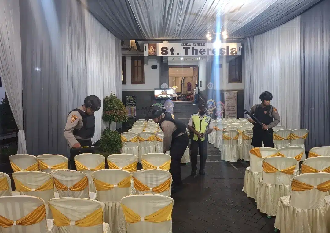 Rangkaian Ibadah Paskah Berjalan Aman Jemaat Gereja di Pasuruan Apresiasi Polisi