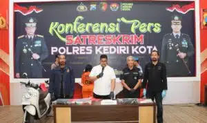 Polres Kediri Kota Berhasil Amankan Residivis Pencurian di Kamar Kos Yang Viral di Medsos