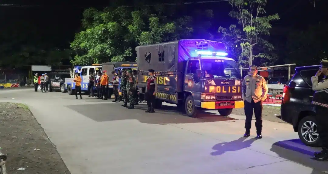 Long Weekend, Polres Pelabuhan Tanjung Perak Surabaya Gelar Patroli Skala Besar Gabungan TNI Polri