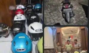 Polres Situbondo Berhasil Amankan Residivis Pencurian Helm dan Sita Puluhan Barang Bukti