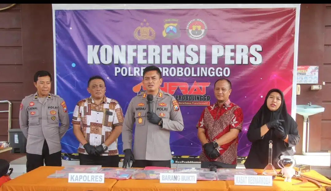 Polres Probolinggo Berhasil Amankan Bandar Narkoba Berjuluk Kobar yang Edarkan Sabu Hingga 2 kg per Bulan