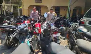 Polisi Bubarkan Aksi Balap Liar di Jalan Kedung Cowek Surabaya, 29 Sepeda Motor Diamankan