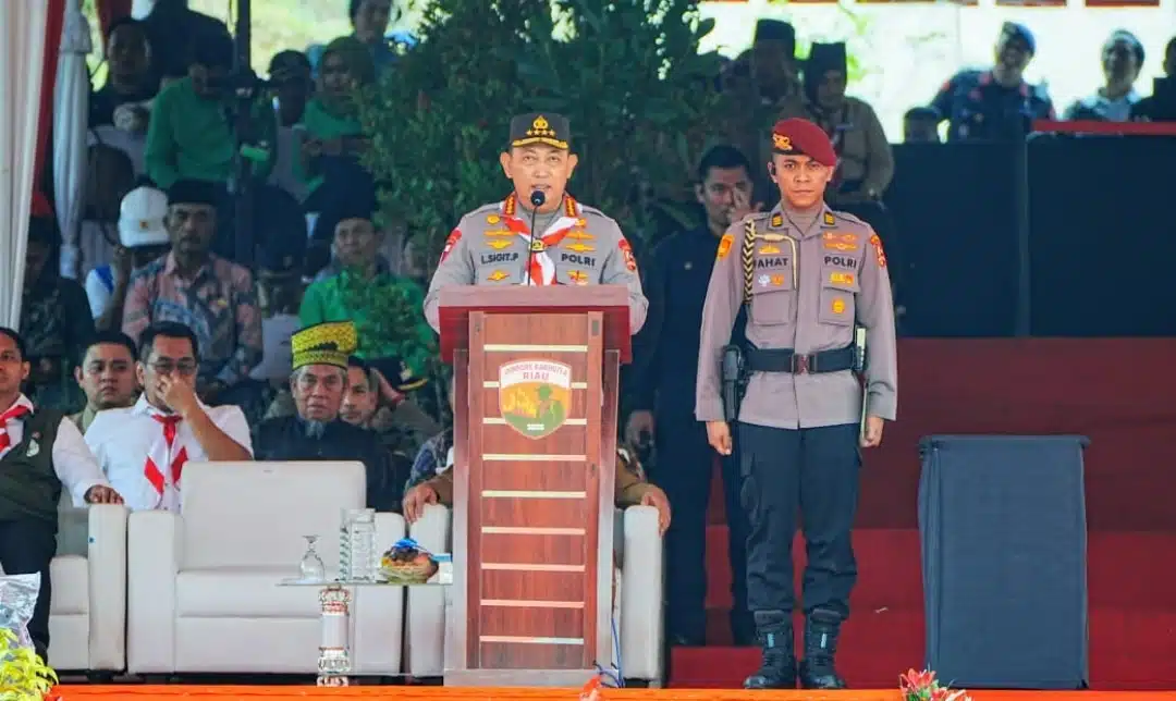 Kapolri Tekankan Pentingnya Edukasi Cegah Karhutla sejak dini saat buka Jambore Karhutla