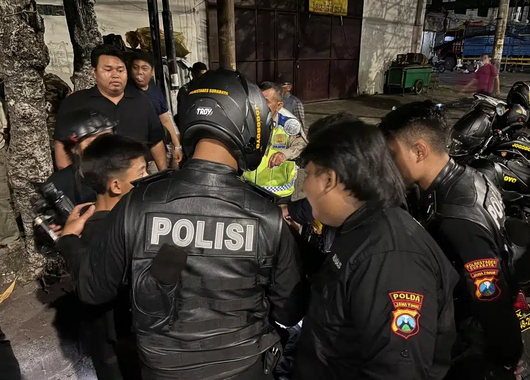Operasi Troli Getar Kompi Jogoboyo 97 Polrestabes Surabaya, Tangkap Remaja Terlibat Balap Liar dan Gangster
