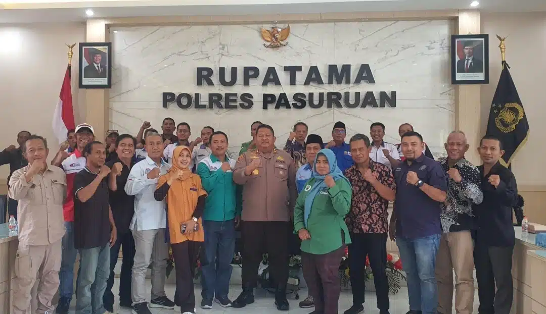 Polres Pasuruan Gelar Silaturahmi dengan Serikat Pekerja Jelang May Day