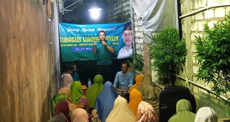 Reses di Kebonsari , Tubagus Lukman Diwaduli Soal PJU Dan Pavingisasi