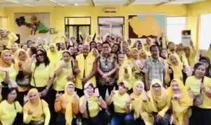 Arif Fathoni Ajak Ibu-Ibu Senam Jadi Pelopor Gaya Hidup Sehat di Lingkungan