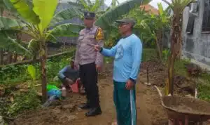 Polsek Sedati Genjot Program Ketahanan Pangan, Bhabinkamtibmas Aktif Dampingi Warga