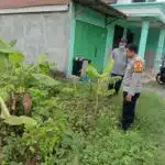 Bhabinkamtibmas Wonokasian Dorong Ketahanan Pangan Lewat Budidaya Pisang di Lahan Kosong