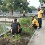 Polsek Krian Tinjau Program P2L di Desa Ponokawan, Dukung Ketahanan Pangan Lokal