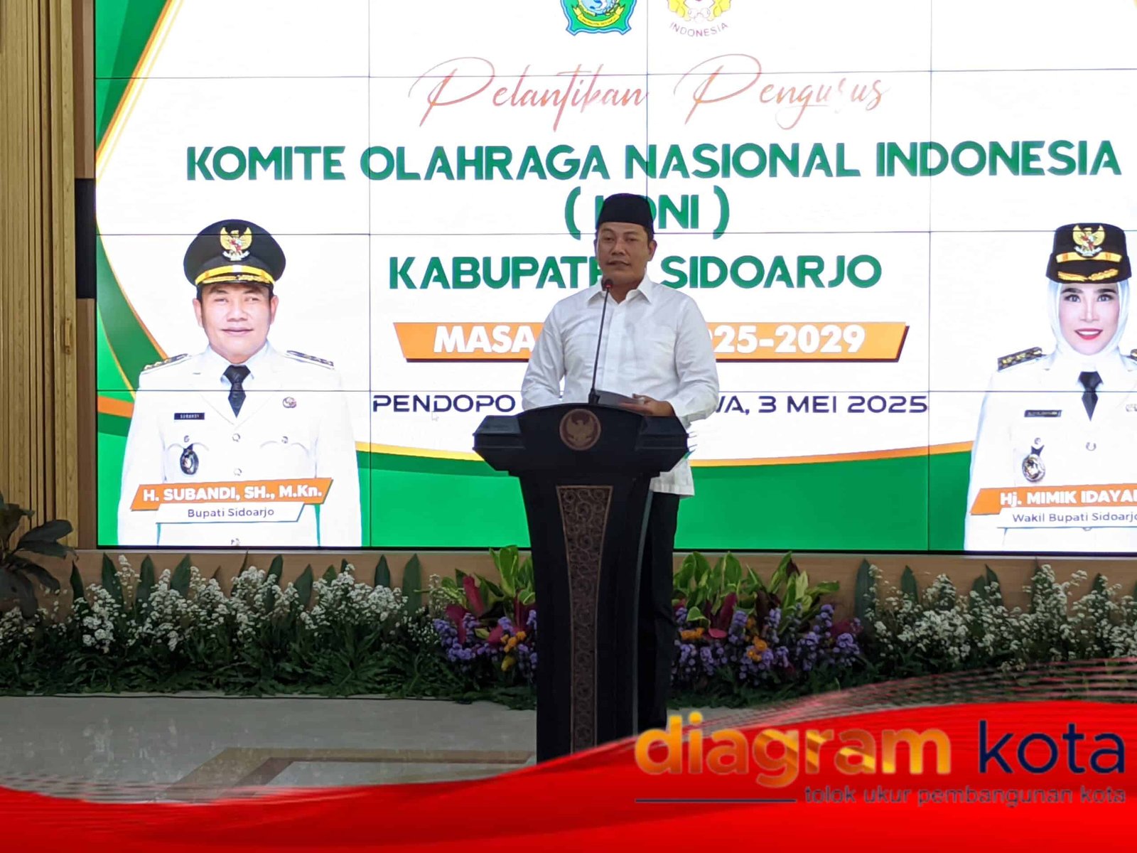 Bupati Kukuhkan Pengurus KONI Sidoarjo 2025–2029, Siap Menuju Juara Porprov