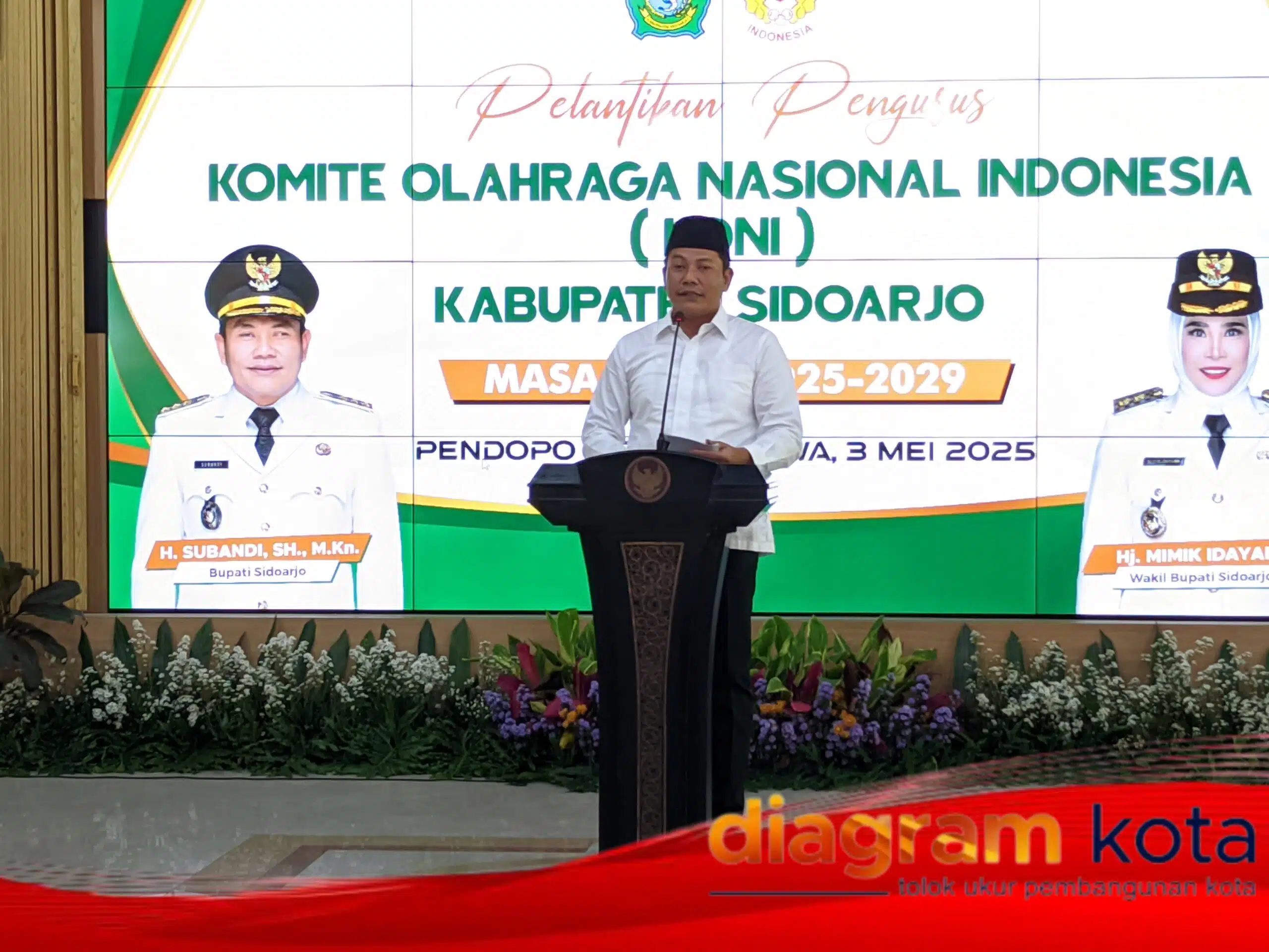 Bupati Kukuhkan Pengurus KONI Sidoarjo 2025–2029, Siap Menuju Juara Porprov