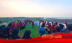 IMM Desak Penanganan Lumpur Lapindo, Polsek porong Kawal Aksi Refleksi 19 Tahun