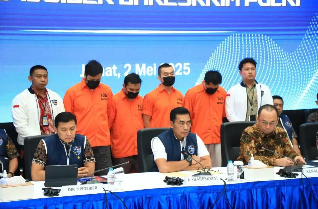 Jaringan Judi Online Bertaraf Internasional Dibongkar, Polisi Amankan Rp75 Miliar