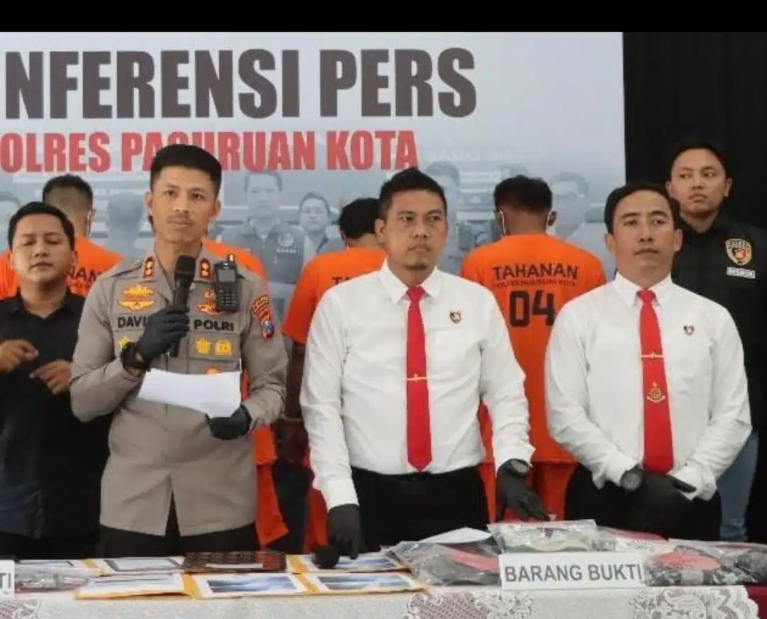 Polres Pasuruan Kota Komitmen Berantas Premanisme Jaga Iklim Investasi, Berkas Kasus Tiga Preman Dilimpahkan ke Kejaksaan