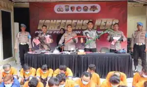Operasi Pekat II Semeru 2025 Polres Pelabuhan Tanjung Perak Berhasil Ungkap 100 Persen Target Operasi