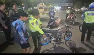 Polres Jember Amankan Belasan Motor Tidak Sesuai Spektek Terlibat Balap Liar