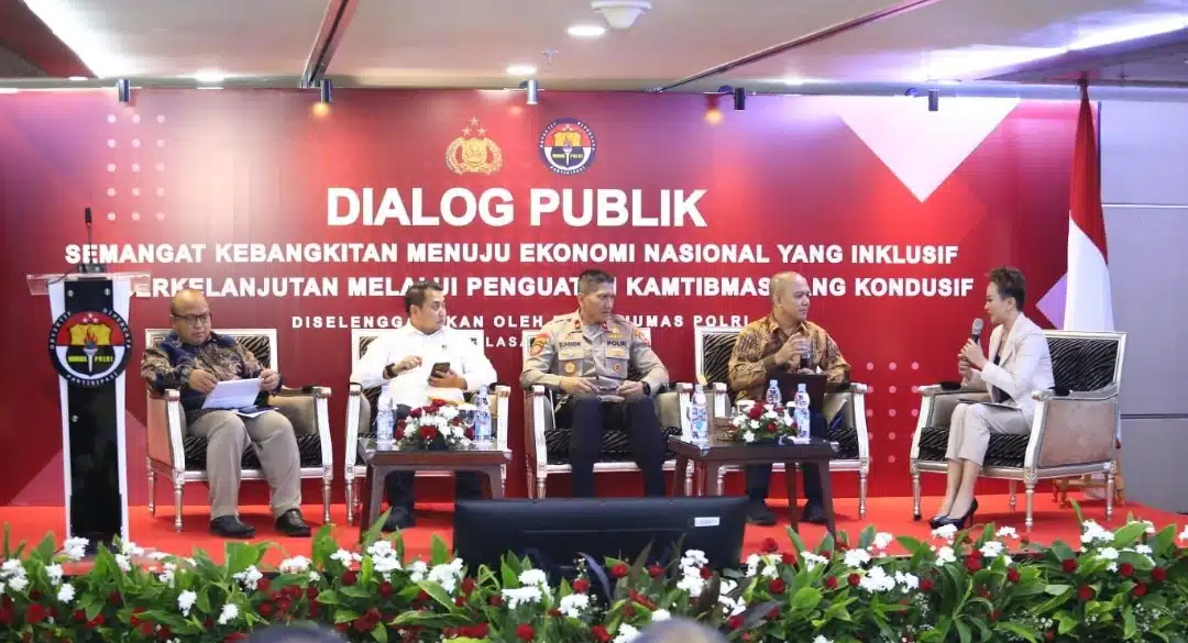 Polri Gelar Dialog Publik: Dorong Ekonomi Nasional Inklusif dan Berkelanjutan Melalui Penguatan Kamtibmas