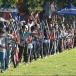 Sambut Hari Bhayangkara ke -79 Polres Bondowoso Gelar Kejuaraan Panahan