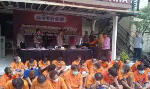 Operasi Pekat 2025 Sukses, Polres Tanjung Perak Ciduk 27 Tersangka