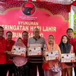 Politik Kemanusiaan di Kampung Kelahiran Sang Proklamator, DPC PDI Perjuangan Surabaya Bagikan Sembako