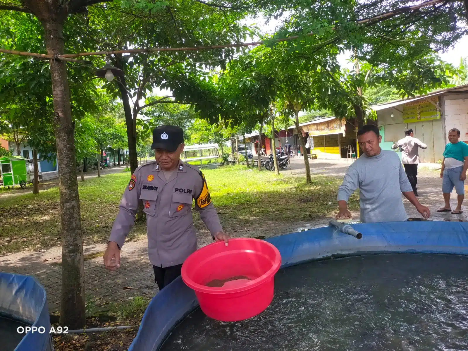 Polsek Taman Dampingi Warga Penggerak Ketahanan Pangan Polresta Sidoarjo