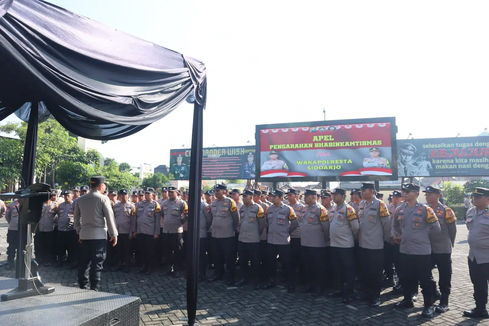 Wakapolresta Sidoarjo Motivasi Peran Bhabinkamtibmas Optimalkan Implementasi Asta Cita Presiden