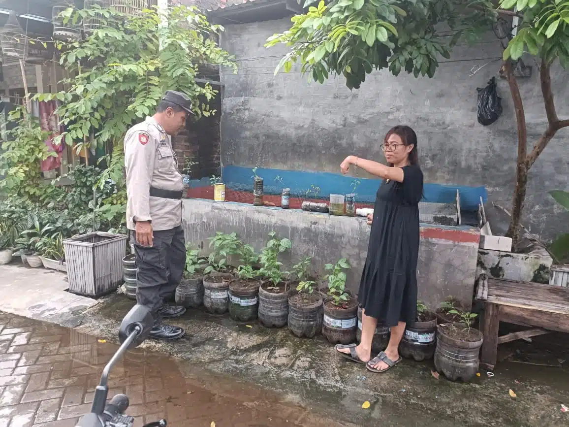 Kapolsek Tanggulangin Masifkan Bhabinkamtibmas Aktif Patroli Ketahanan Pangan Polresta Sidoarjo