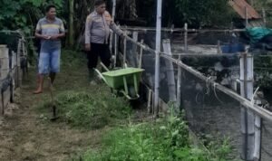 Polsek Tanggulangin Masifkan Ketahanan Pangan Melalui Patroli Sambang Desa
