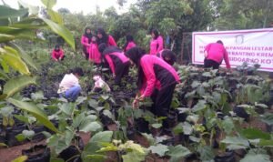 Wujud Dukungan P2L, Polsek Krembung dan Bhayangkari Turun Bareng ke Desa Lemujut 
