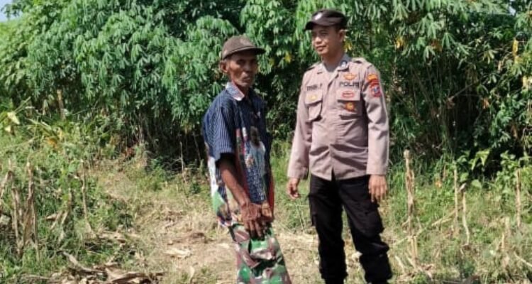 Polsek Tarik Gencarkan Patroli Ketahanan Pangan Perkebunan Jagung